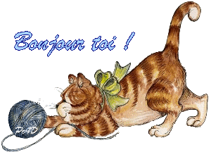 Gif animé bonjour